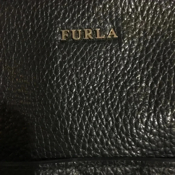 Furla Black leather tote/shoulder handbag - Picture 5 of 8